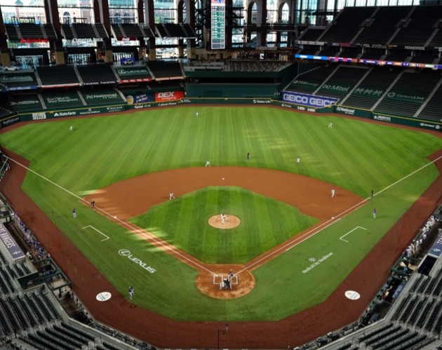 Texas Rangers Globe Life Field - Shaw Sports Turf